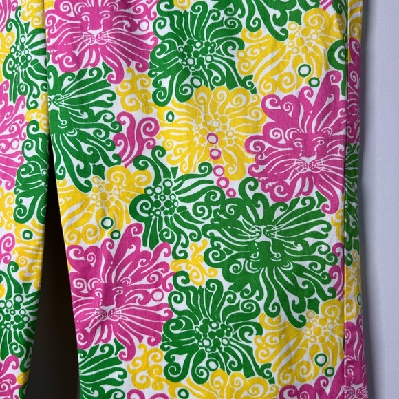 Lilly Pulitzer Crop Ankle Pants Sunny Lion AOP Women’s 8 - Picture 3 of 9